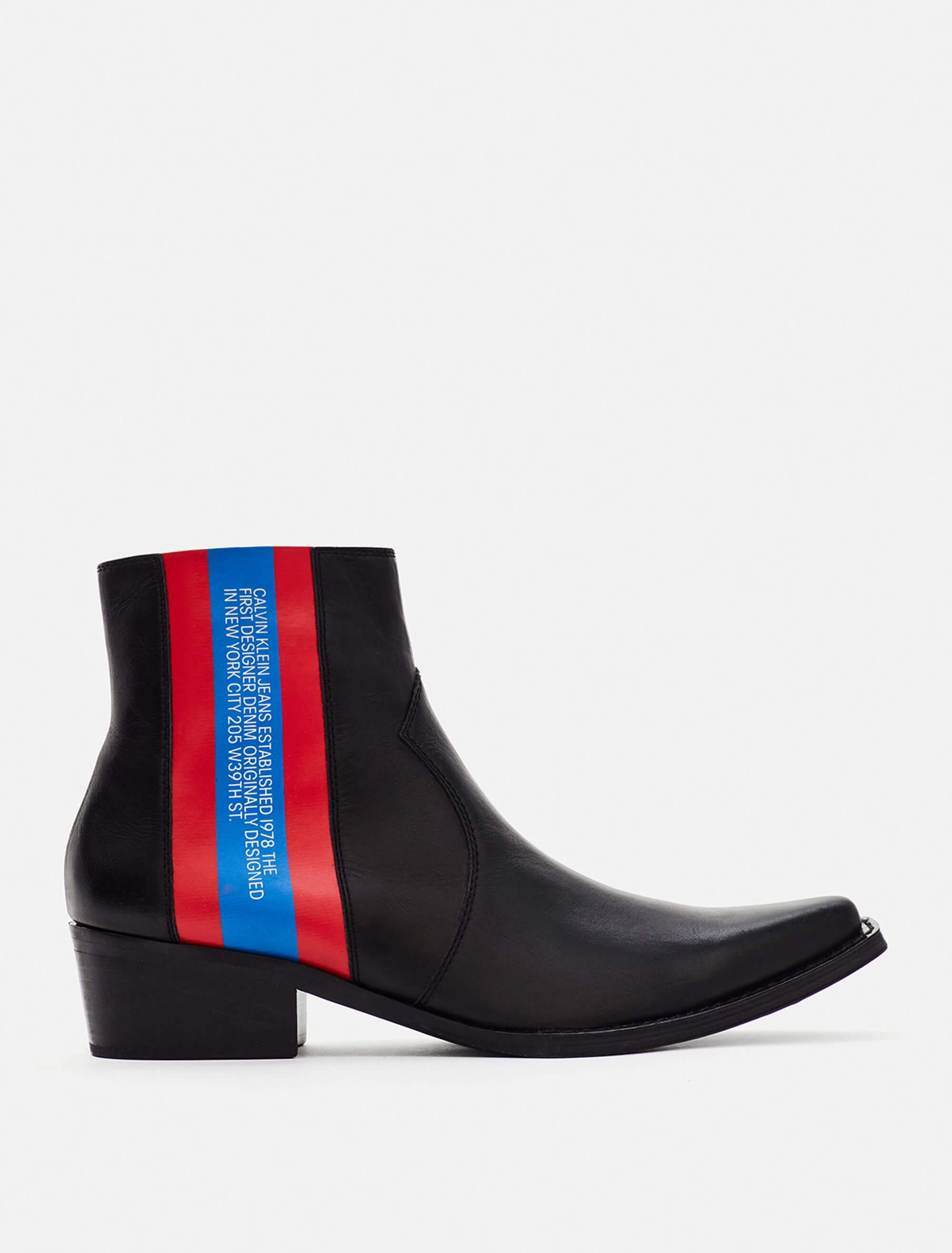 raf simons calvin klein boots