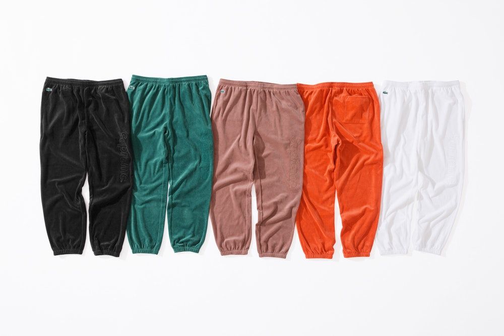 supreme lacoste sweatpants