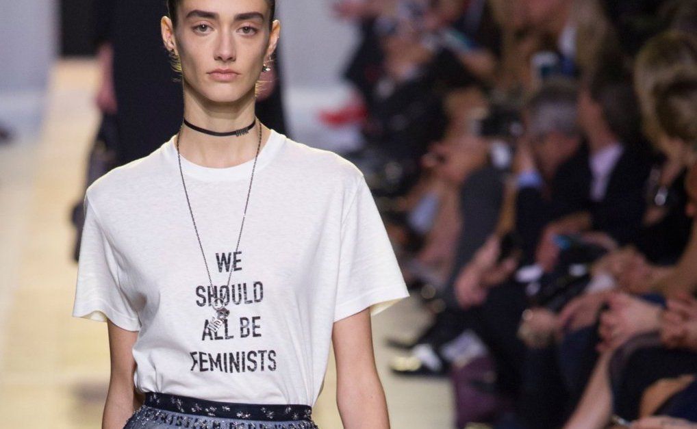 Critics Call Out Dior for Using Feminism in Its Paris Fashion Show