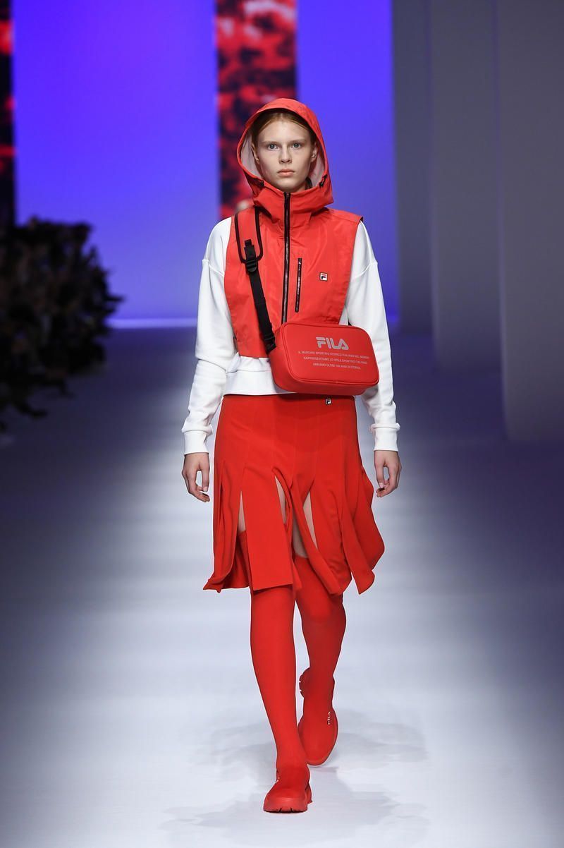 Fila goes on the #MFW runway for the first time in its history