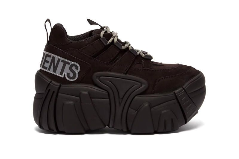 New Vetements X Swear Nubuck Platform Sneakers US 6/ UK 4/, 47% OFF