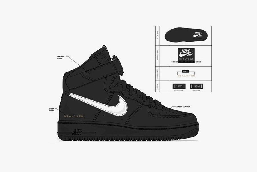 1017 ALYX 9SM x Nike SF-AF1