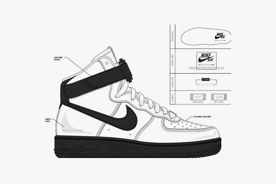 1017 ALYX 9SM x Nike SF-AF1