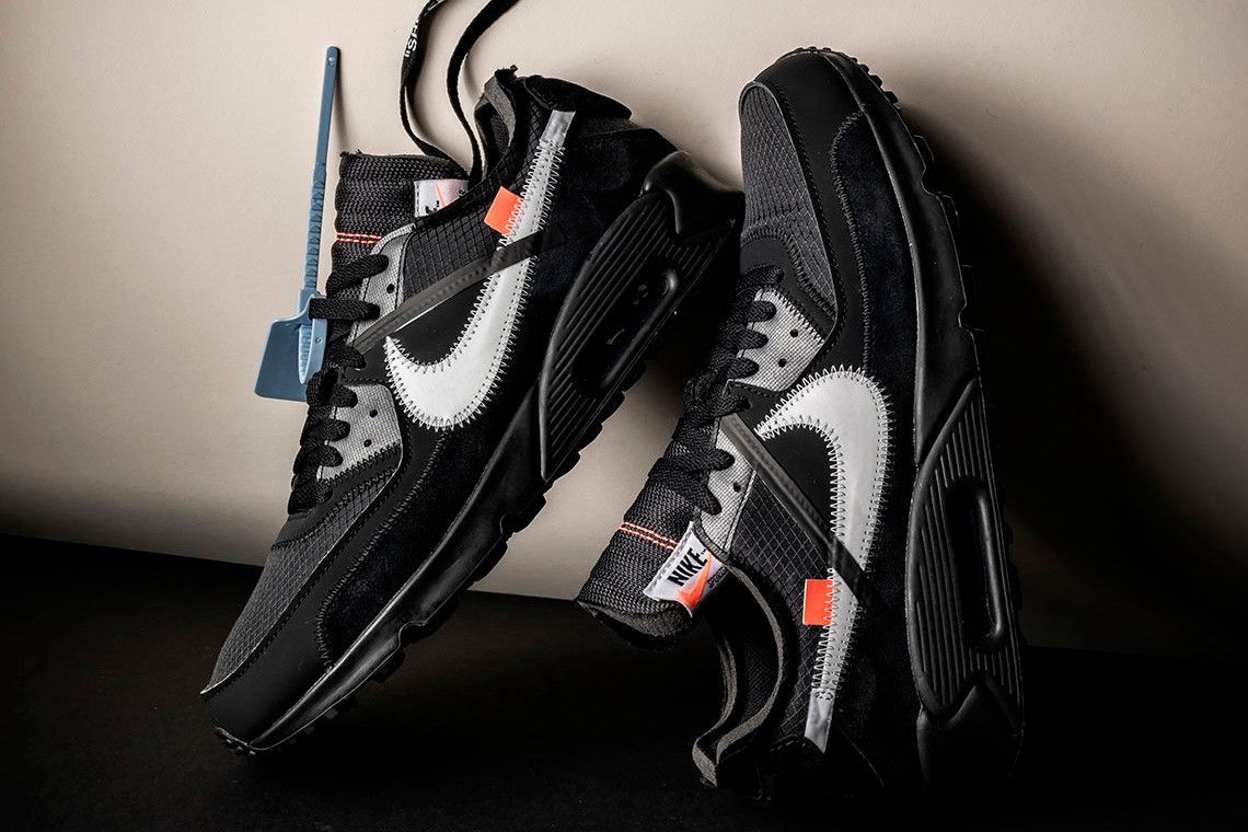 Ready For OFF-WHITE Nike Air Max 90 Black •