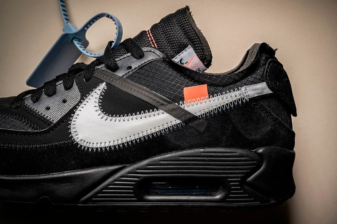 off white air max black 90