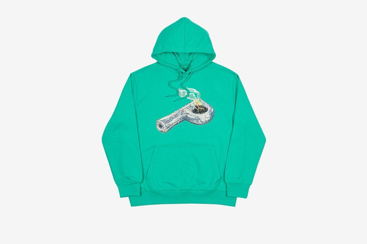 Palace 2025 weed hoodie