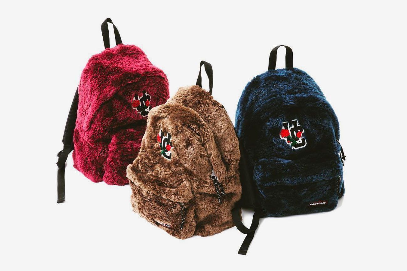 eastpak fur backpack