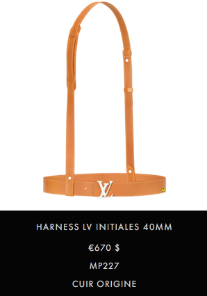 LOUIS VUITTON BROWN VIRGIL ABLOH SS19 40MM ORANGE MONOGRAM LV BELT