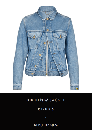 Louis Vuitton Runway Virgil Abloh SS19 Louis XIX Denim Jacket