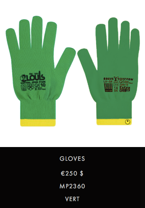 Luxury x Virgil Abloh Green RGB Gloves (2019)