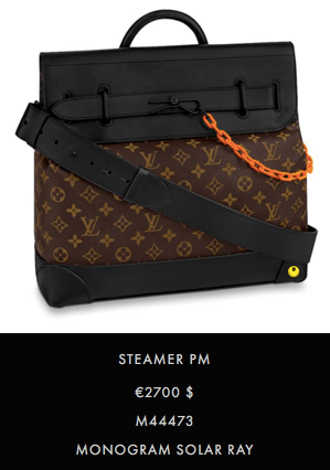 M44473 Louis Vuitton 2019 Men Steamer PM