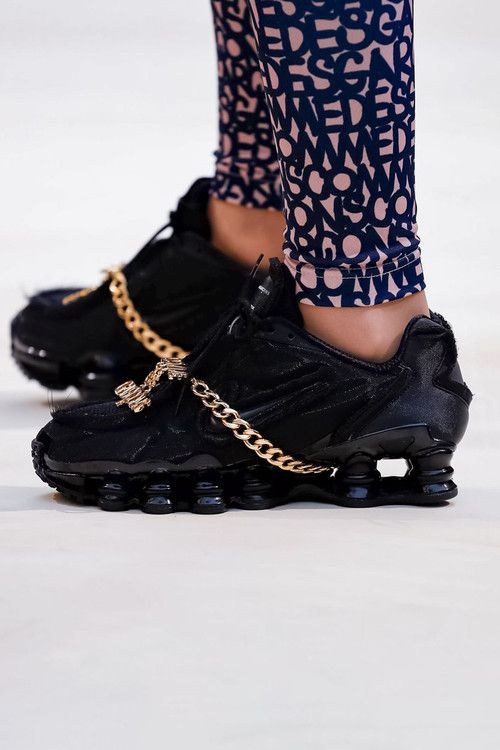 cdg shox black