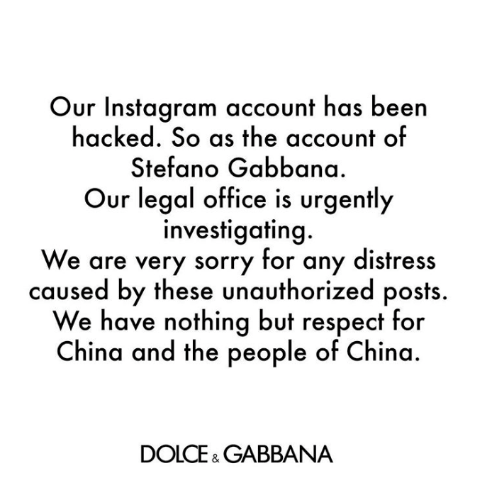 DOLCE & GABBANA provoke controversy with #DGLOVESCHINA - HIGHXTAR.