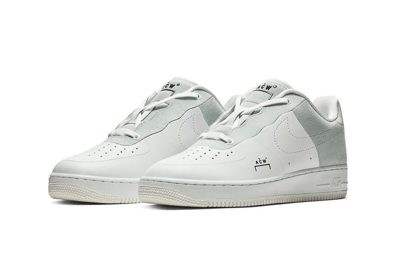 ACW x Nike Air Force 1 in white is now 