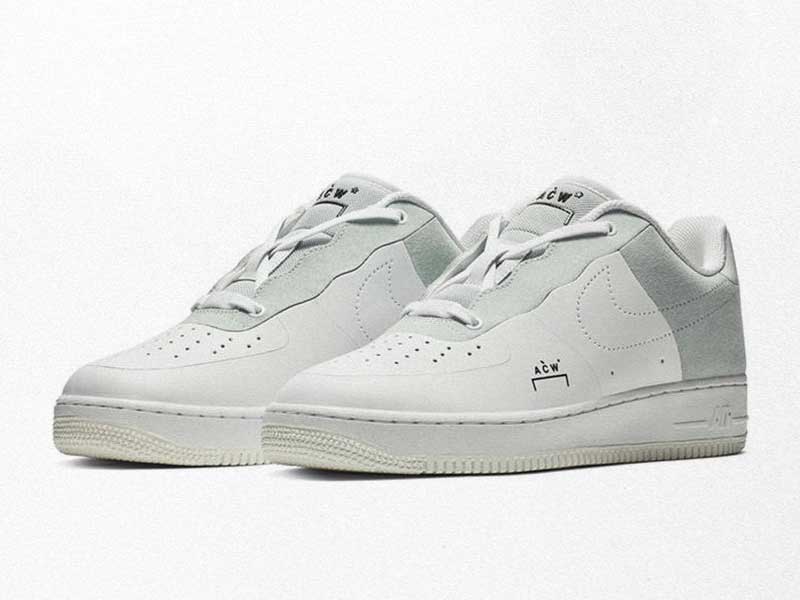 ACW x Nike Air Force 1 in white is now 