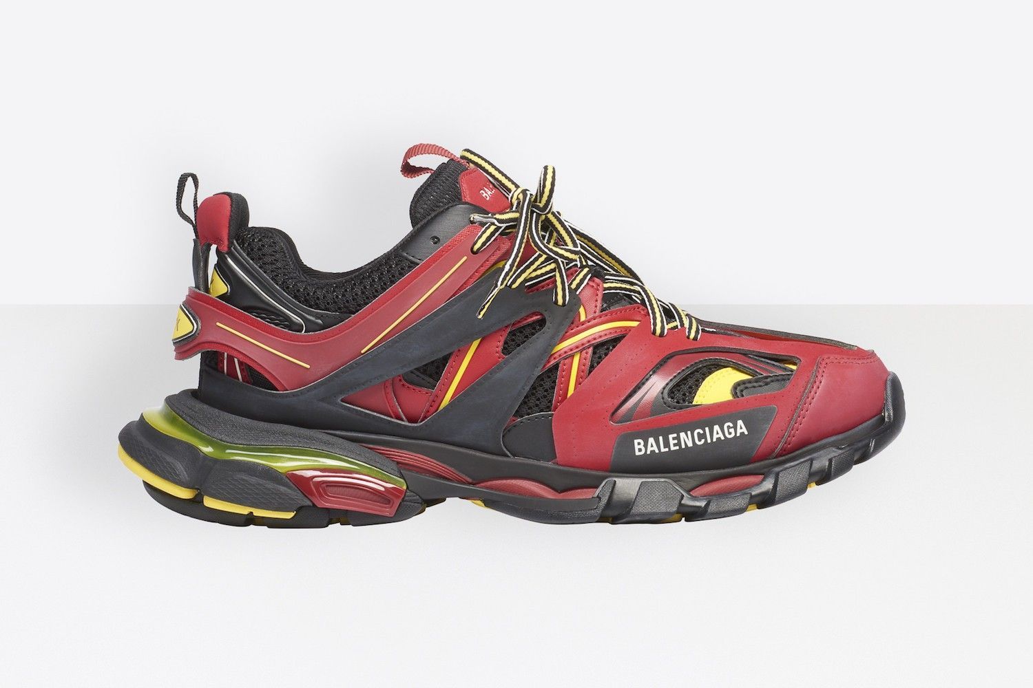 balenciaga multicoloured track trainer