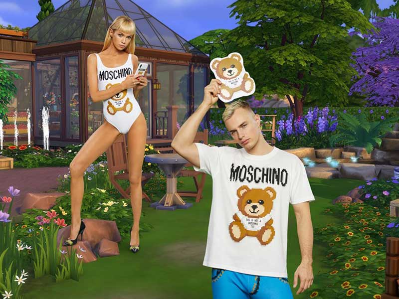 Moschino se alía con los Sims en una nueva cápsula