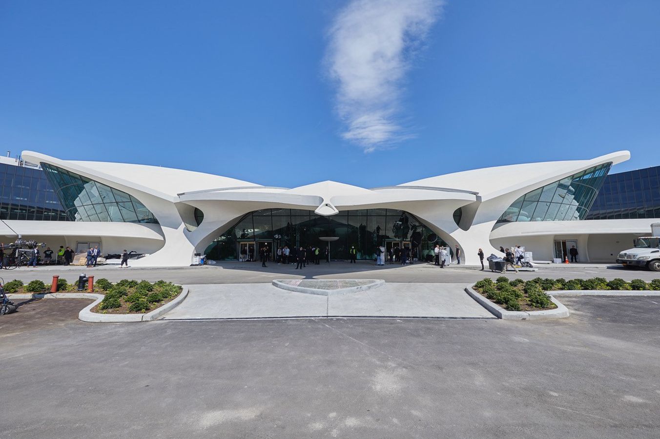 Louis Vuitton Cruise 2020 Collection Staged at the TWA Hotel