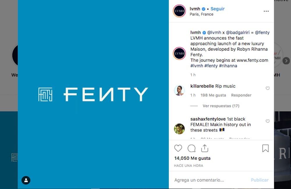 LVMH launching 'Fenty,' a new fashion house developed by Rihanna