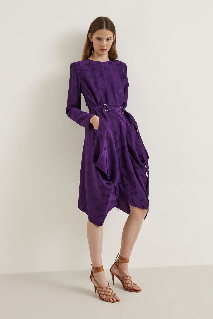 stella mccartney purple dress