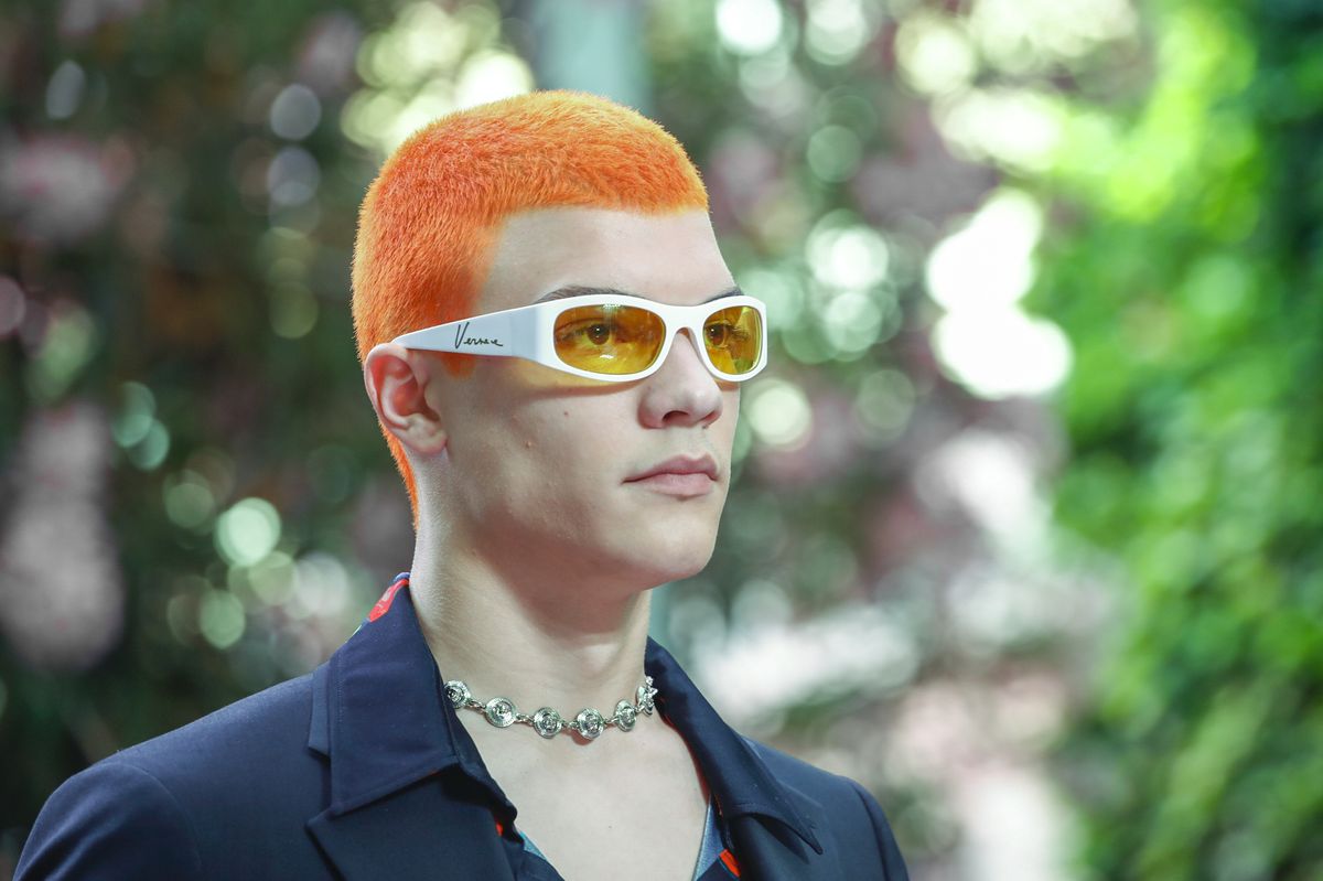 New Wave, 90s rave, and an homage to Keith Flint at Versace SS20