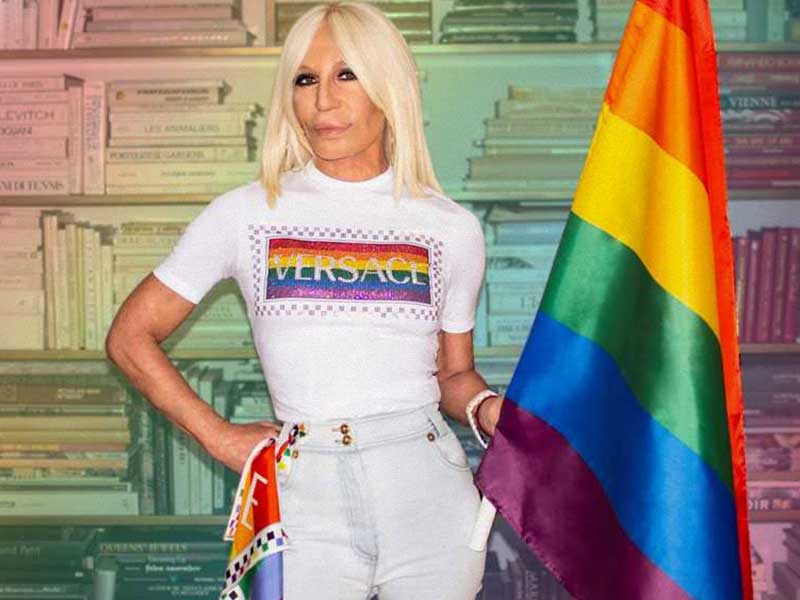 Donatella nombrada embajadora de Stonewall