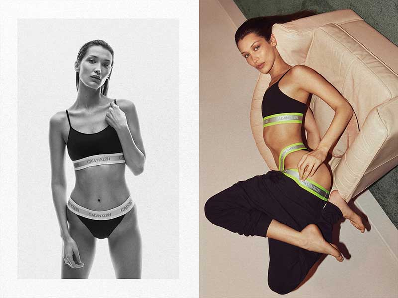 Bella Hadid, Naomi Campbell, Diplo & Más en la campaña de ropa interior de Calvin Klein