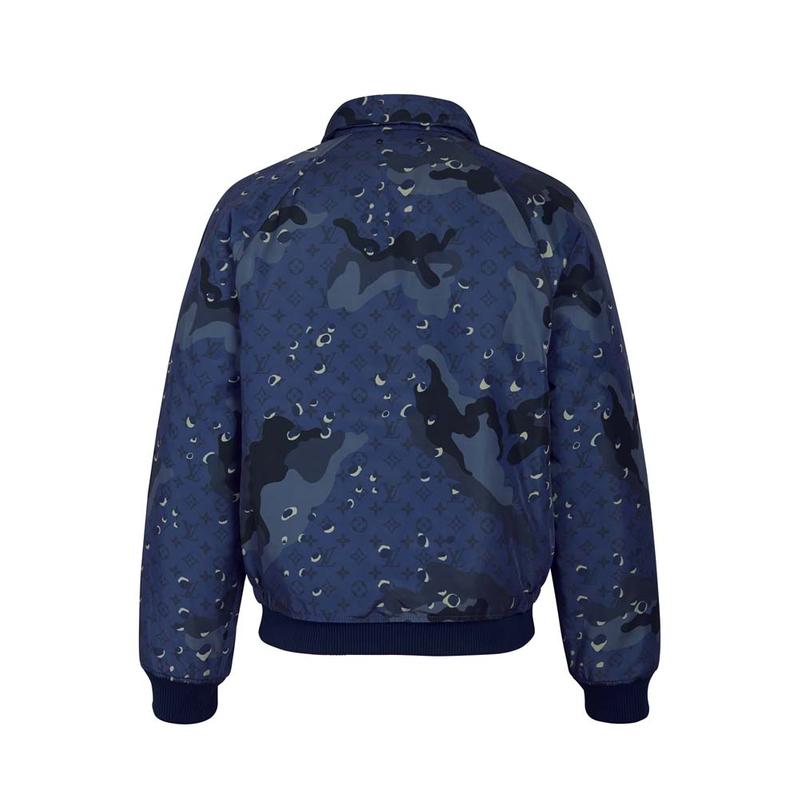 Louis Vuitton Pre-Spring 2020 Monogram Spray Paint Denim Jacket