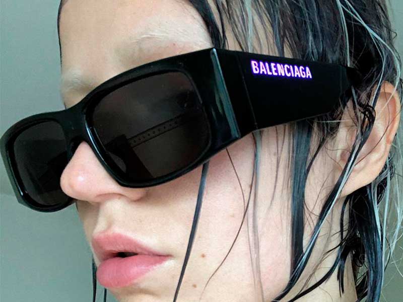 Balenciaga LED sunglasses