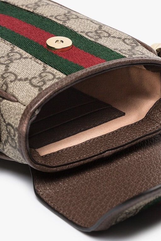 Gucci Brown Canvas GG Supreme Rabbit Handbag Gucci