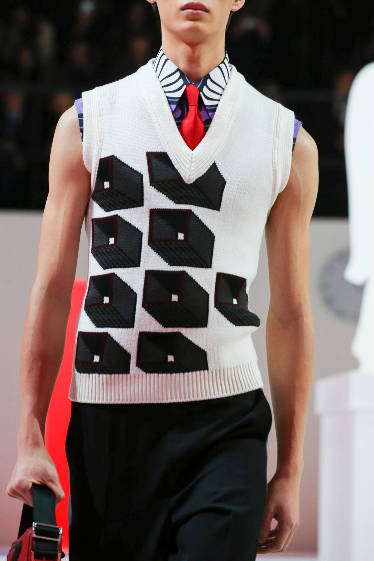 prada sweater vest