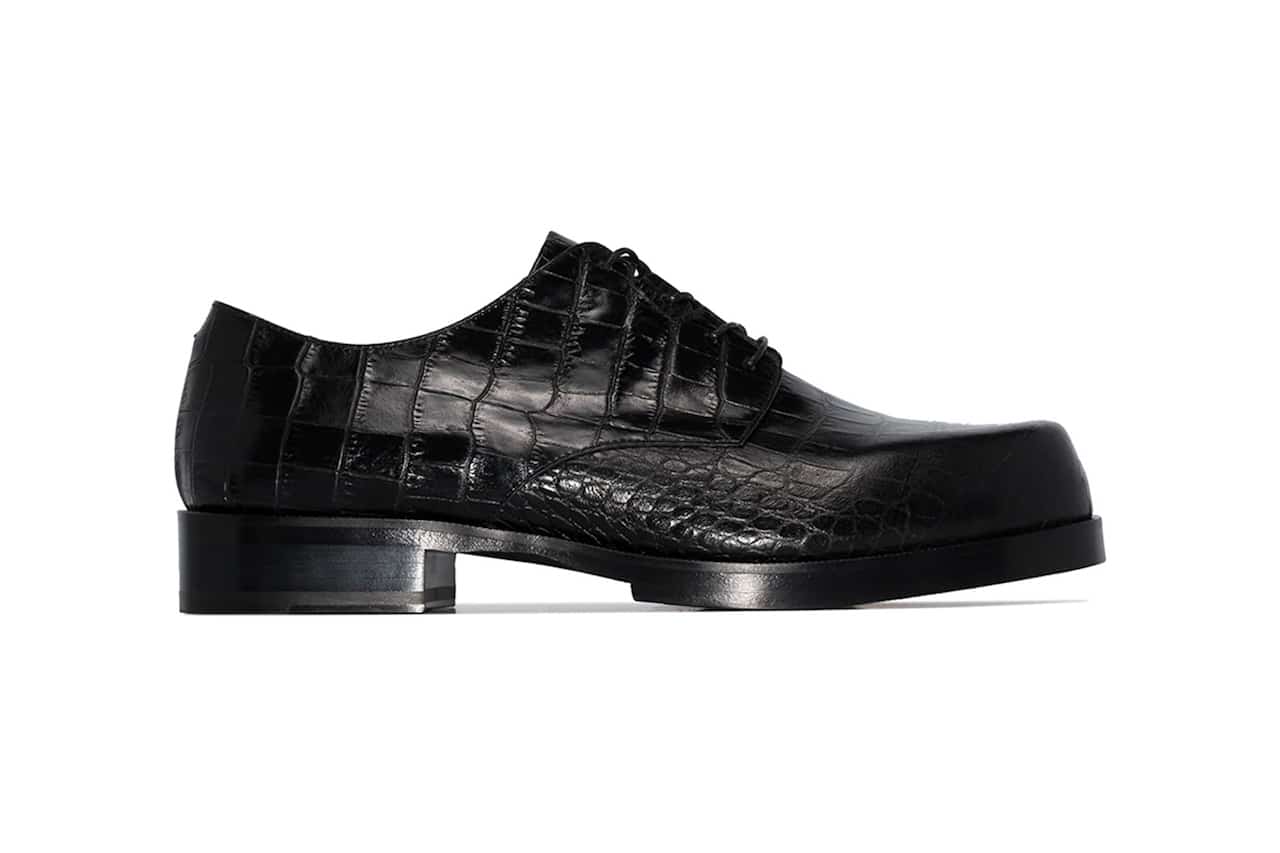 Black crocodile hot sale dress shoes