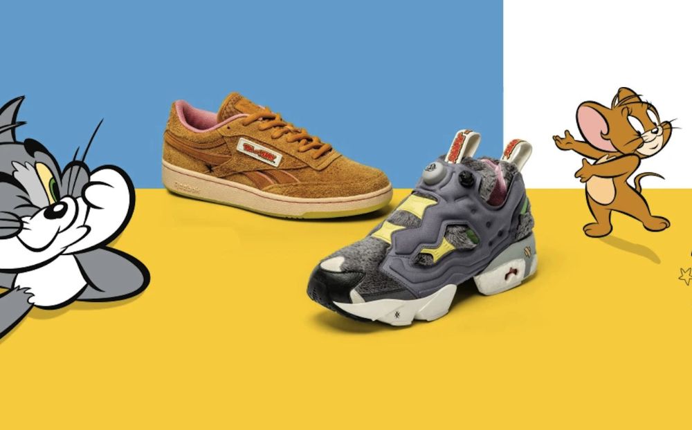 The funny collab Reebok x Tom Jerry catch it before it