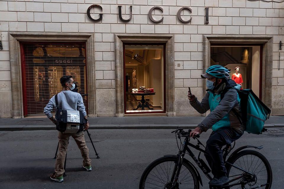 GUCCI CLOSED DUE TO CORONAVIRUS