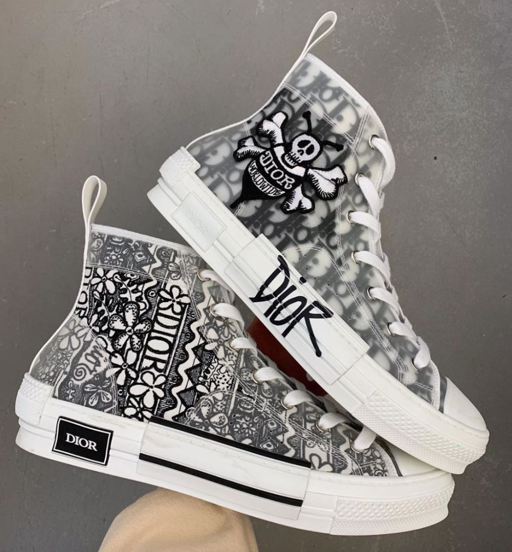 Dior discount converse transparente