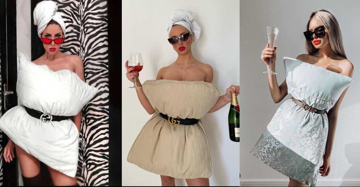 The Pillow Dress Challenge on Instagram Is an Unexpected Fashion Trend