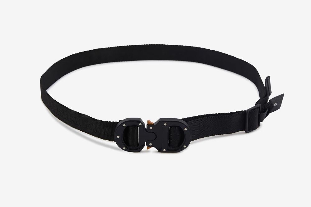 black dior belt