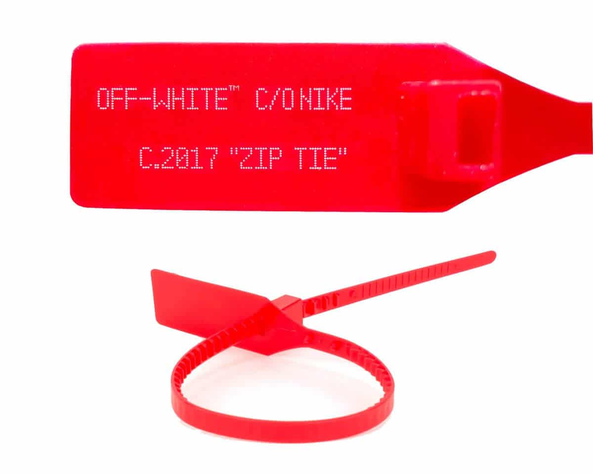 off white nike zip tie