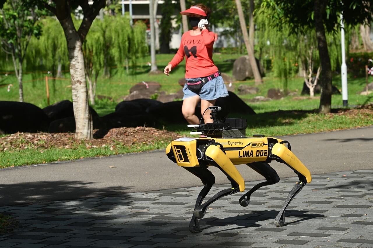 Spot, el perro robot de Singapur