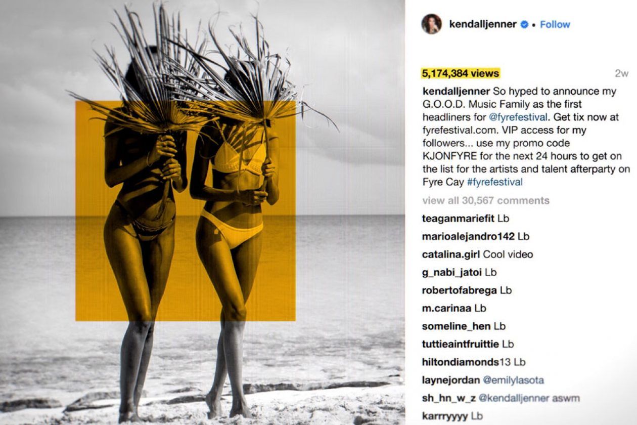 Kendall Jenner sentenced to pay $90,000 for Fyre Festival scam - HIGHXTAR.