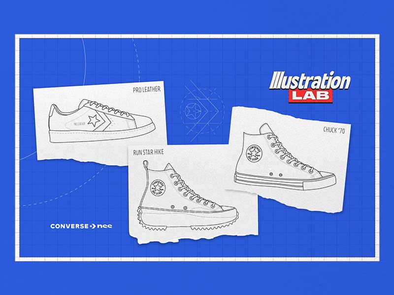 Create your favorite Converse with nss Illustration Lab