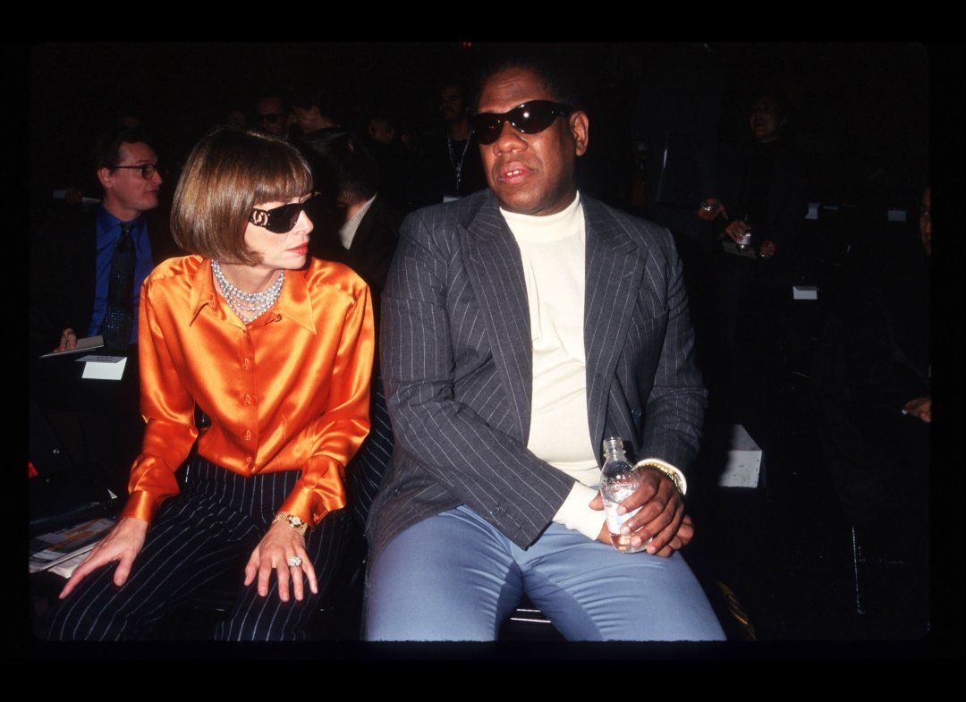 Anna Wintour y Andre Leon