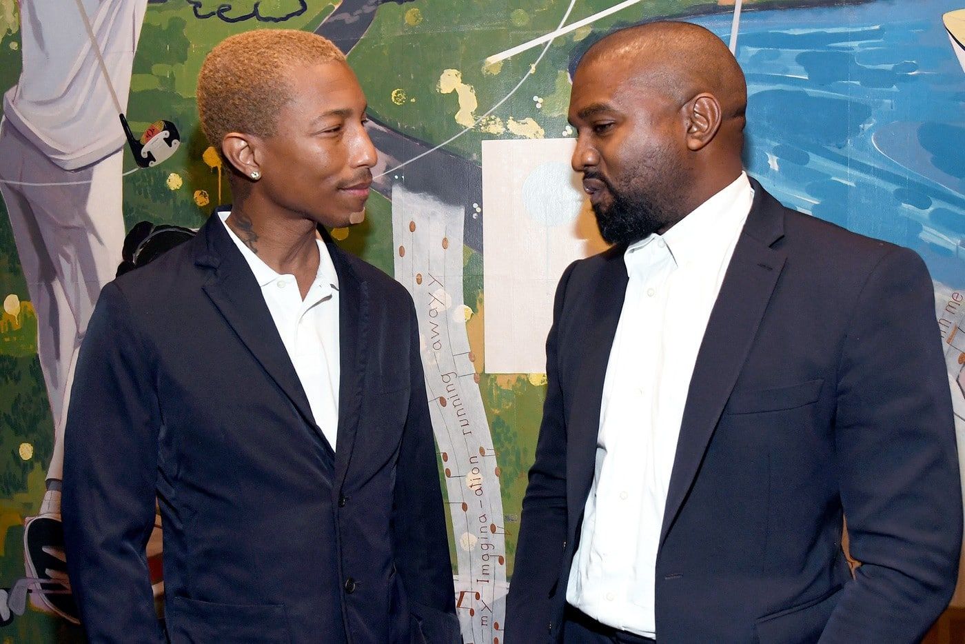 Kanye west and Pharrell