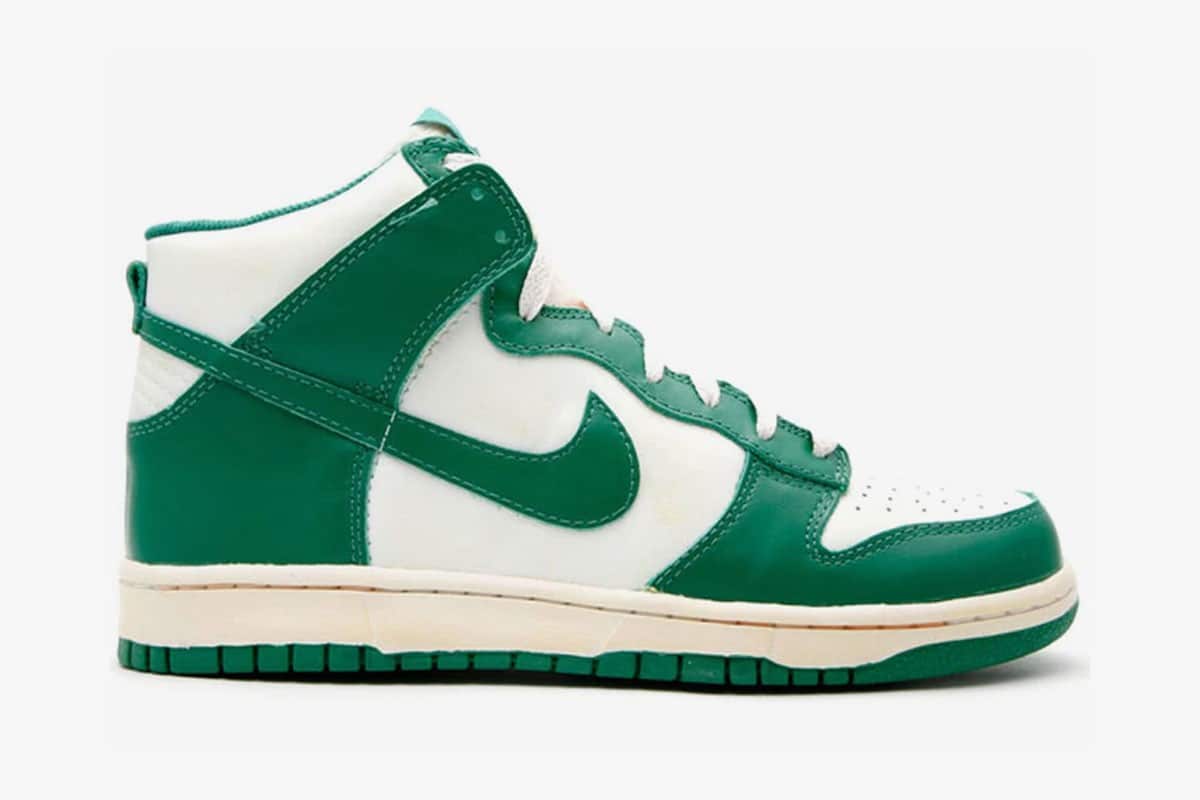 pine green nike dunks