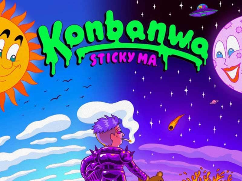 Konbanwa is the new work of Sticky M.A.