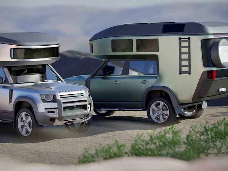 GehoCab y Land Rover presentan una autocaravana para dos