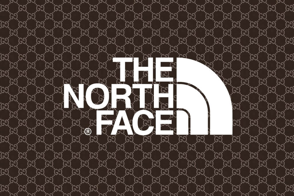 gucci x north face logo