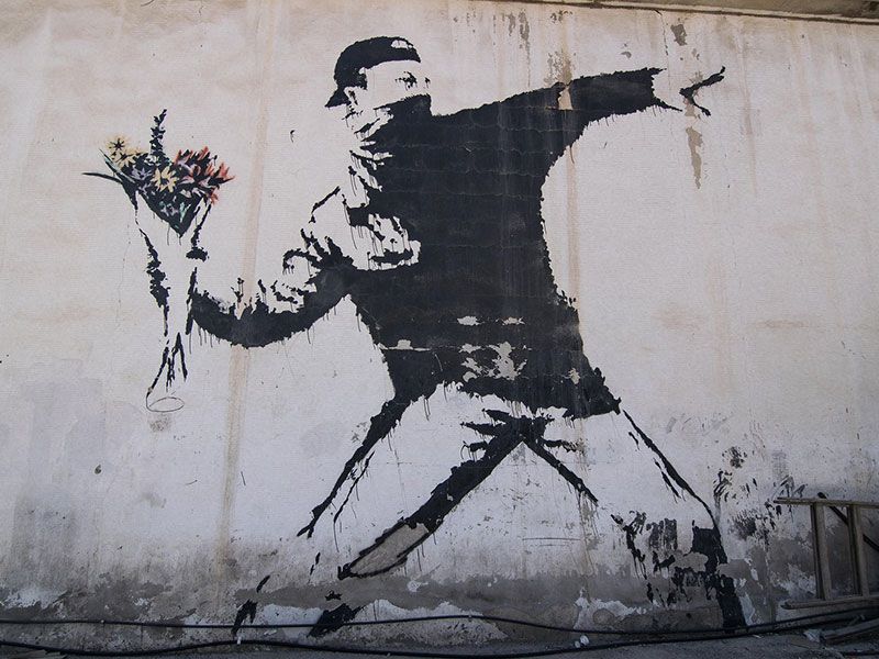 Banksy risks losing the rights to his work because he is anonymous