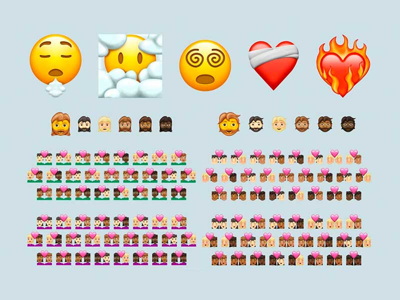 La nueva actualización de Emoji incluirá 200 nuevas variantes