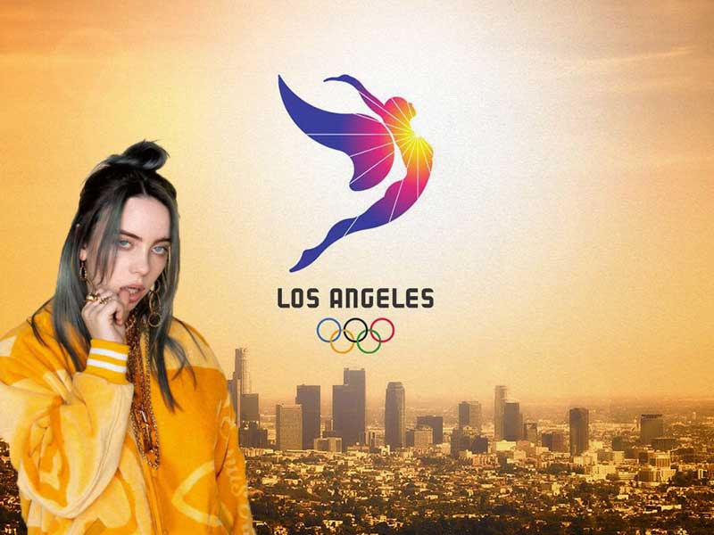 Billie Eilish crea un logotipo único para las olimpiadas de LA28